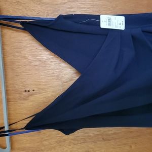 Navy blue floor length dress. XL